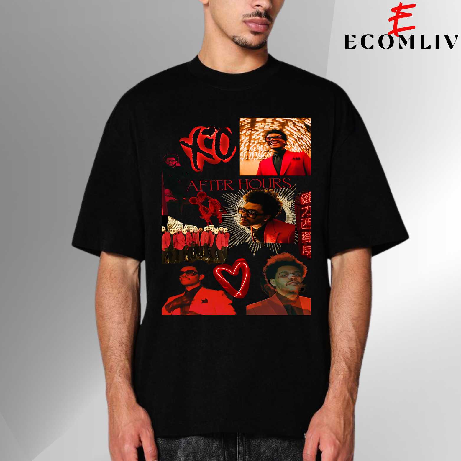 The Weeknd After Hours T Shirt, Unisex Streetwear Tee